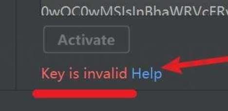 IDEA 输入激活码提示 key is invalid IDEA 输入激活码提示 key is invalid